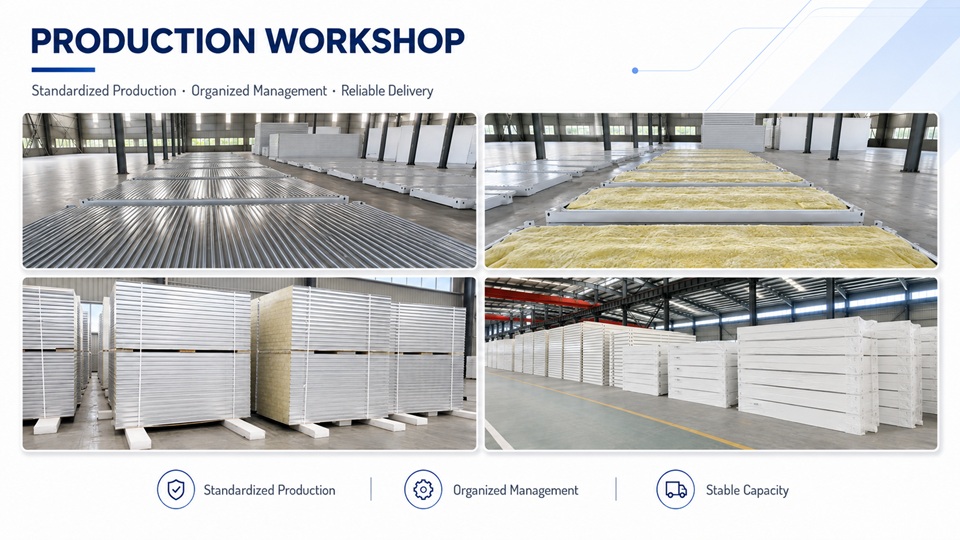 RONGZHONG modular building production workshop